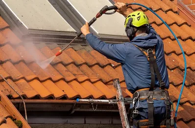 Démoussage et hydrofuge de toiture à Bois-de-Gand